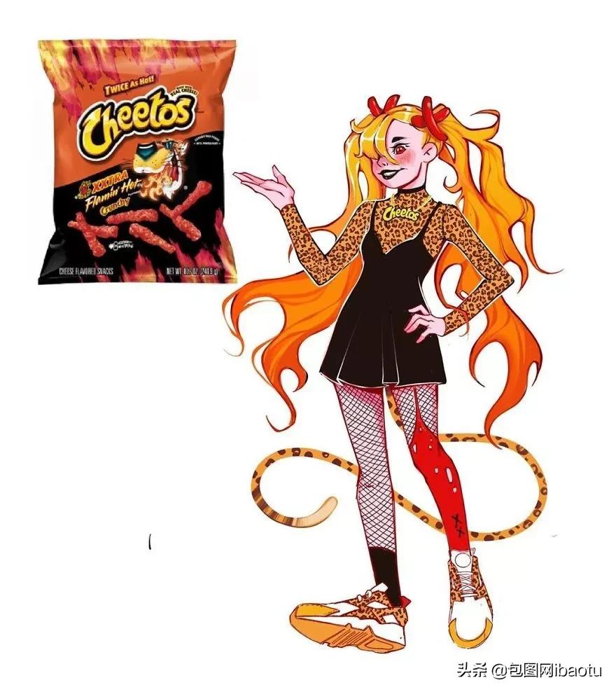 把可口可乐拟人化,把各种奶茶拟人