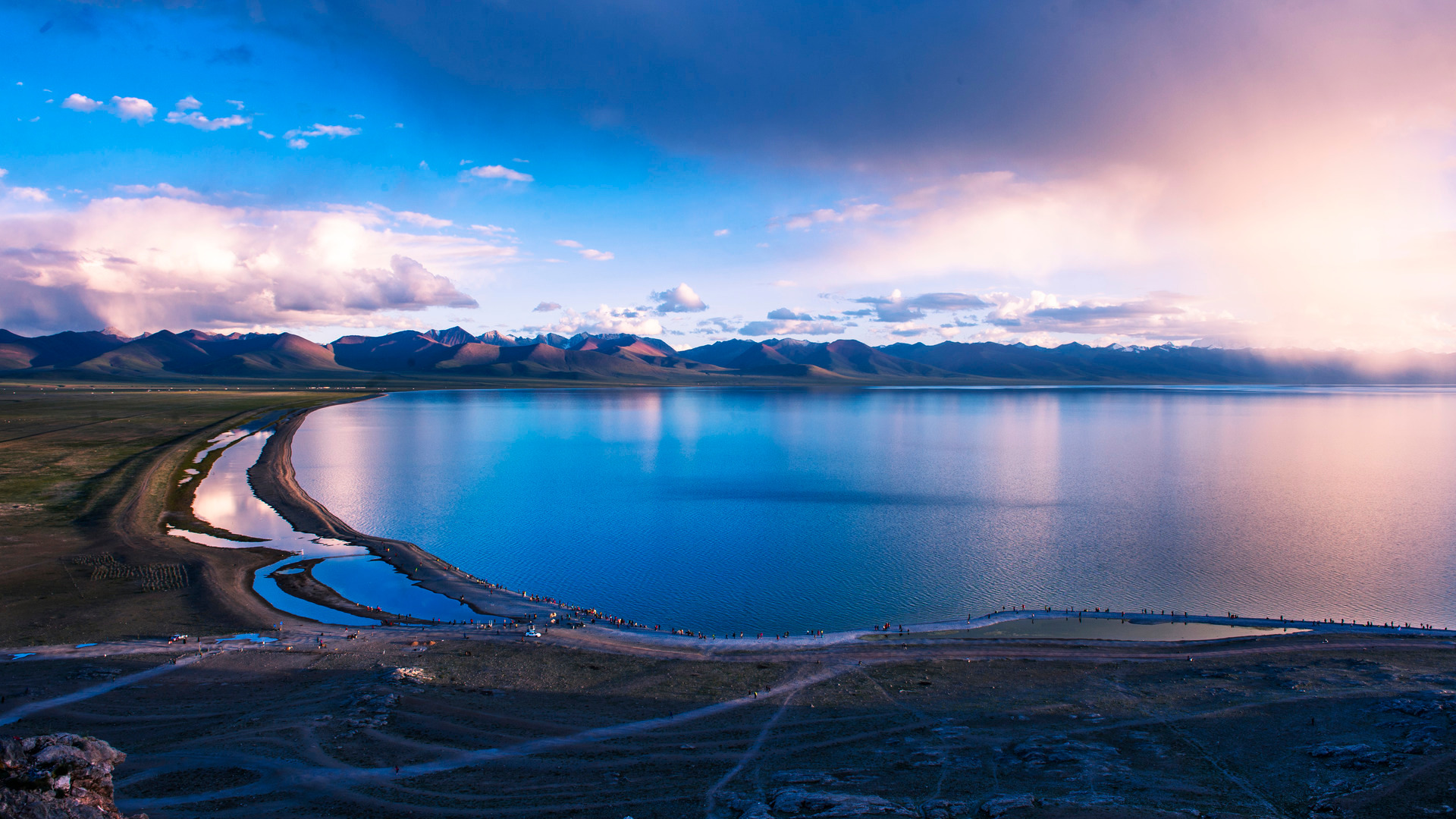 西藏高原湖泊纳木错视频,西藏湖泊纳木措的视频