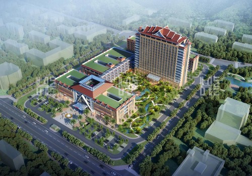 巍峨高耸5a级风景区,医院高大上的环境