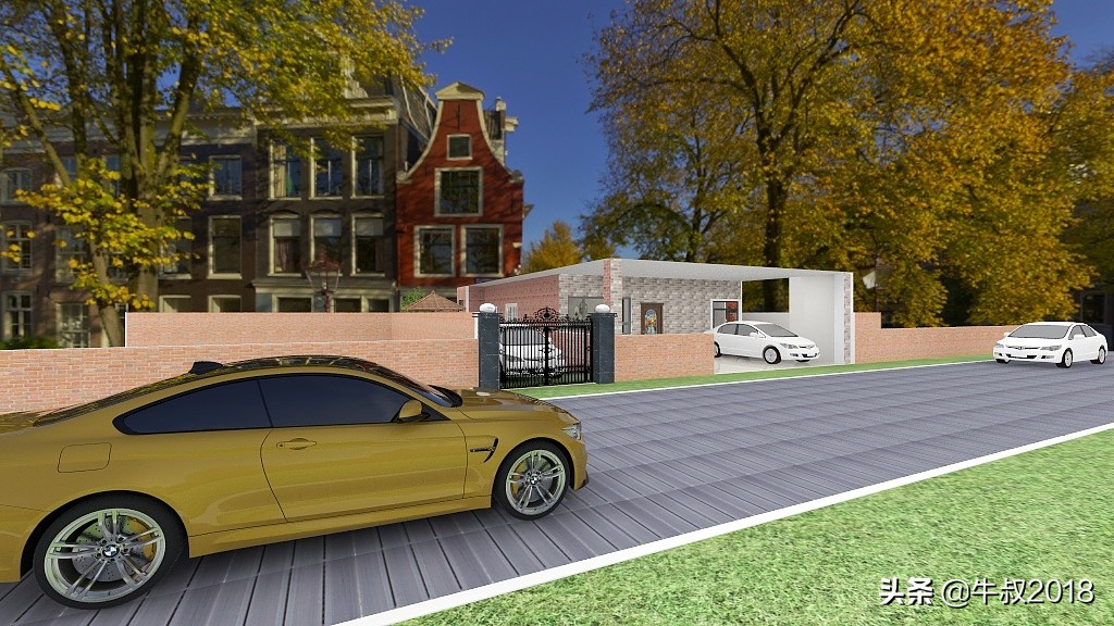 乡村养老别墅带庭院,农村简单养老房小户型设计