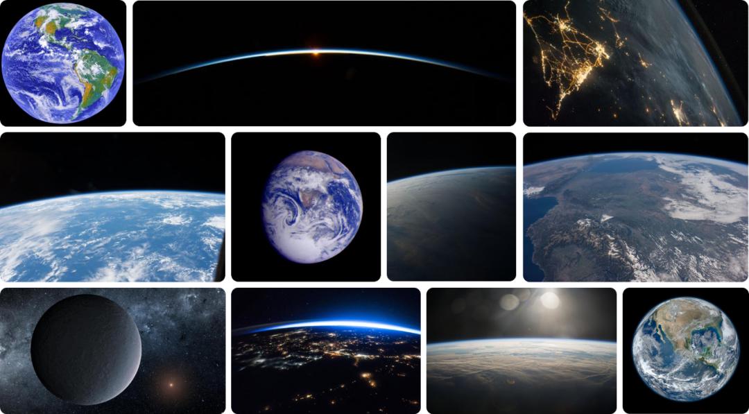 4k夜晚橙色星空素材图片,好看的星空背景图清晰