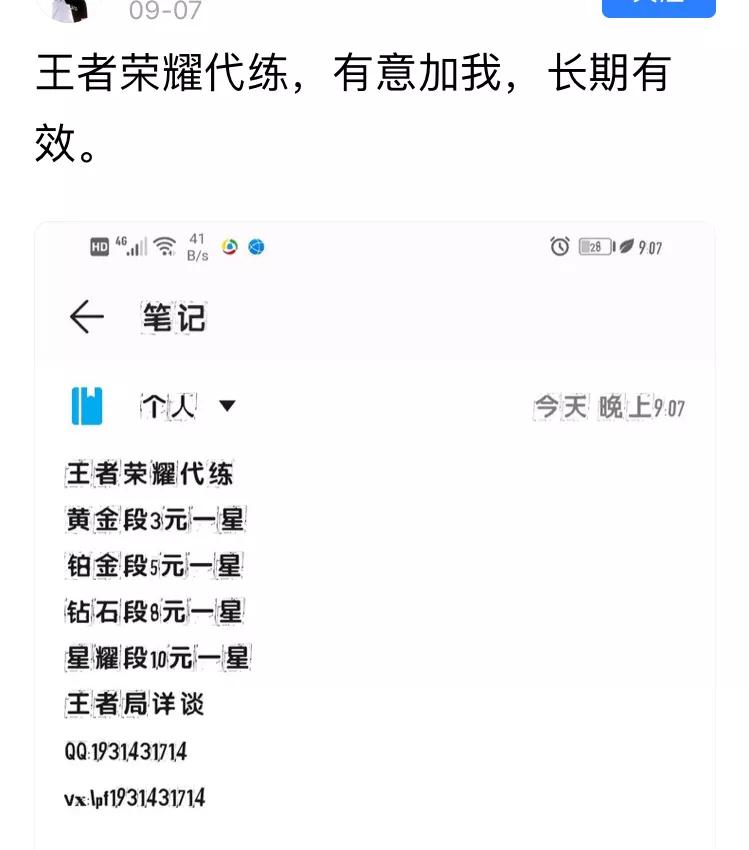 王者荣耀代训接单,王者荣耀带练平台提成