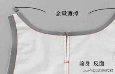 前后双面系带围裙效果附图纸,宝宝前后双面系带围裙