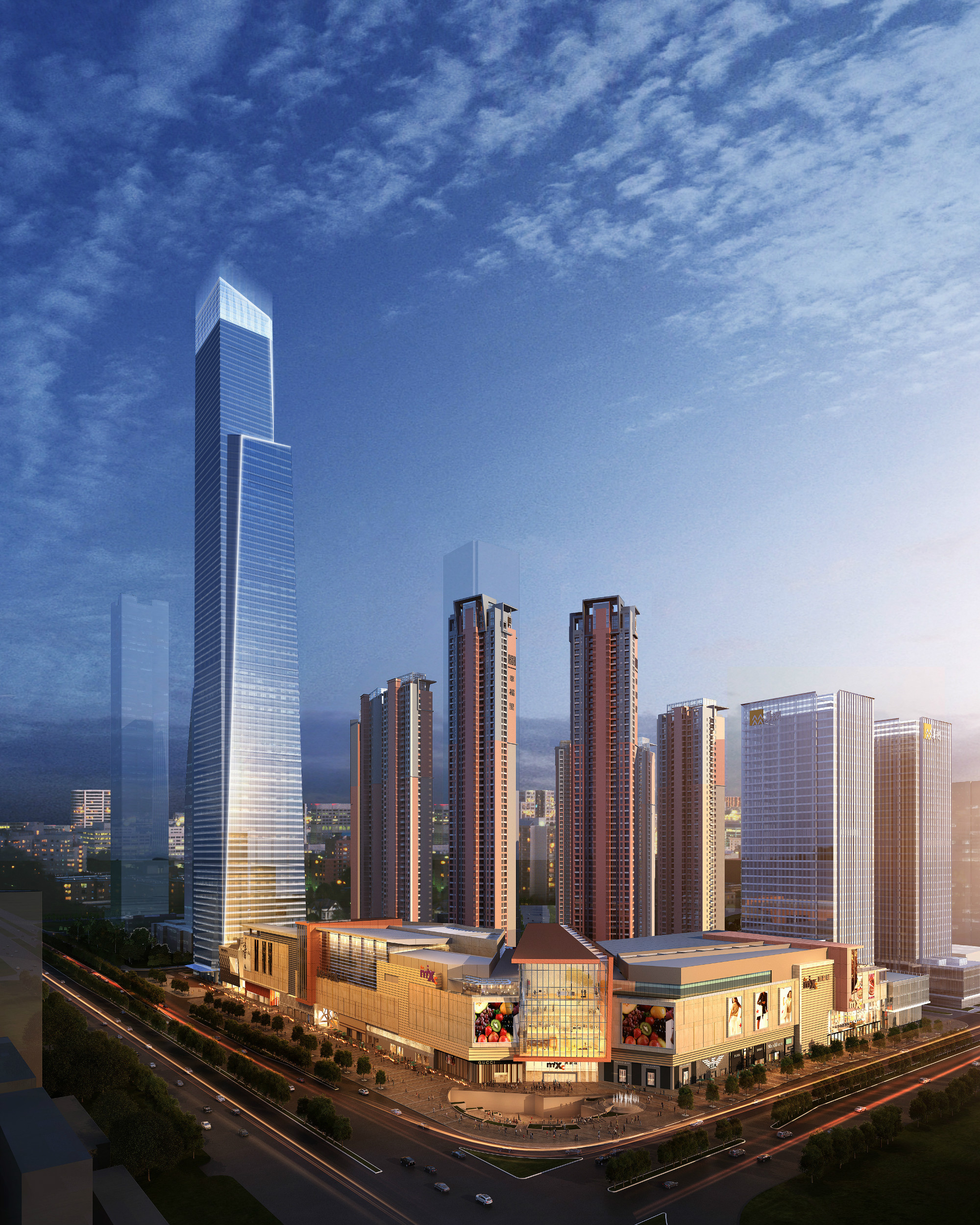 南宁华润大厦109层南宁排第一高楼,403米广西华润大厦