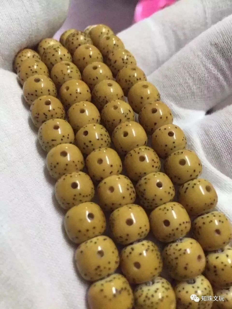 鸡油黄星月菩提盘成后的图片,鸡油黄的星月菩提买来直接上手吗