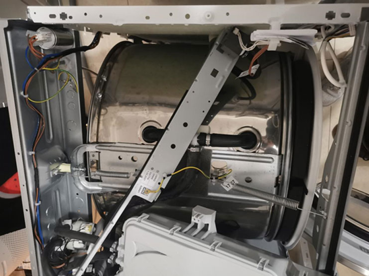 拆出来洗的洗衣机,瑞典asko整体洗衣房