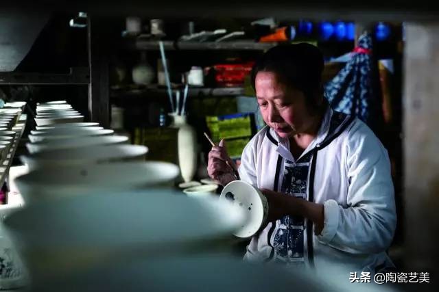 汪申芳作品欣赏,汪申芳25秒画碗