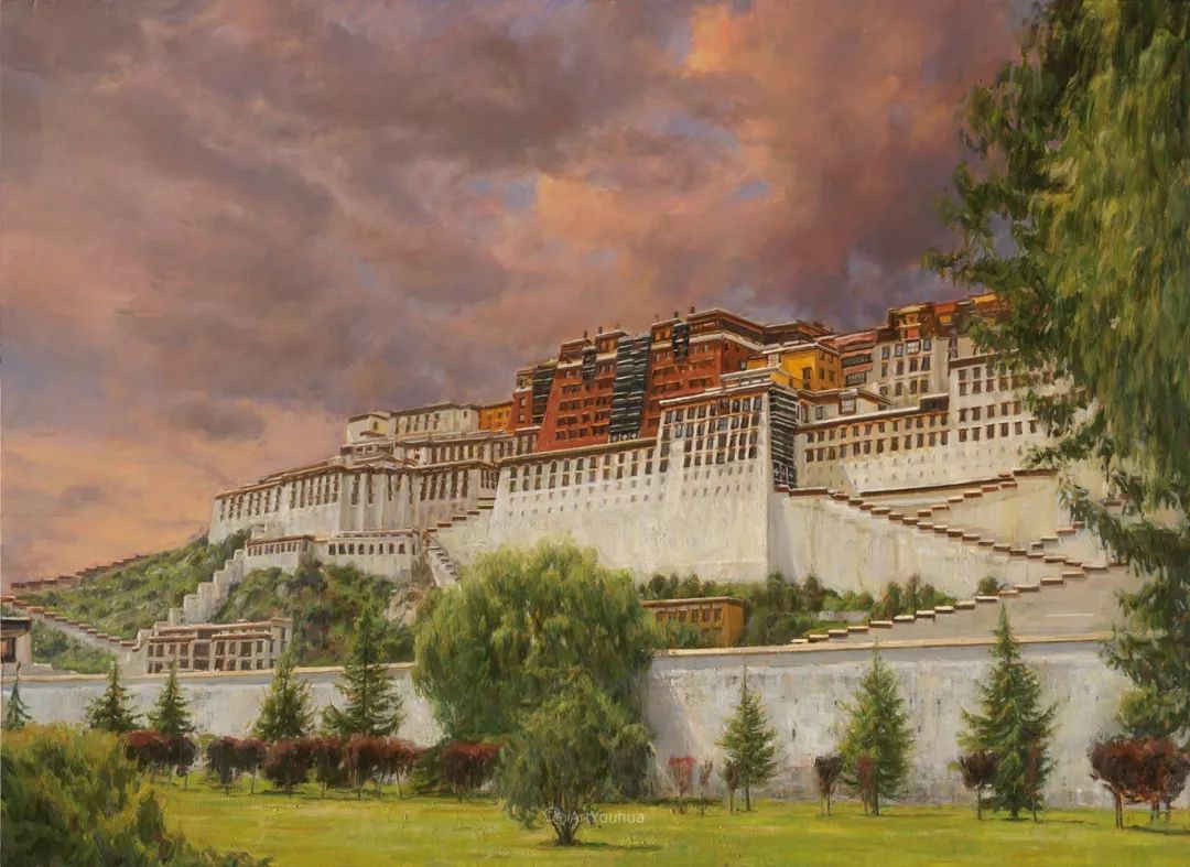 中国写意油画双年展高清作品集,国韵经典油画第五届