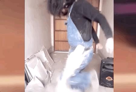 手工耿抖音搞笑发明,手工耿钢铁口罩