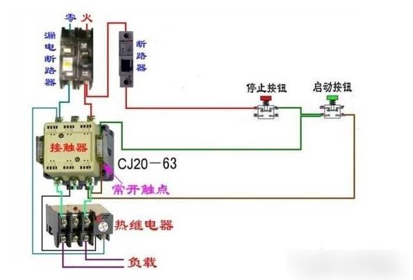 交流接触器的最简单的接线方法,电工交流接触器接线方法和技巧