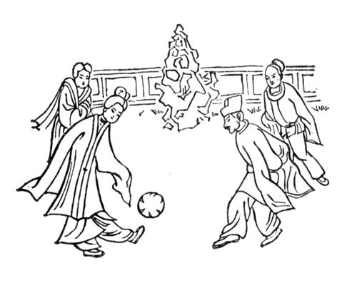 中国古代蹴鞠,中国古代足球蹴鞠