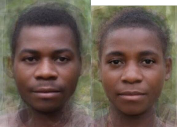 「世界人类图鉴」人类的摇篮:撒哈拉以南非洲居民的平均脸