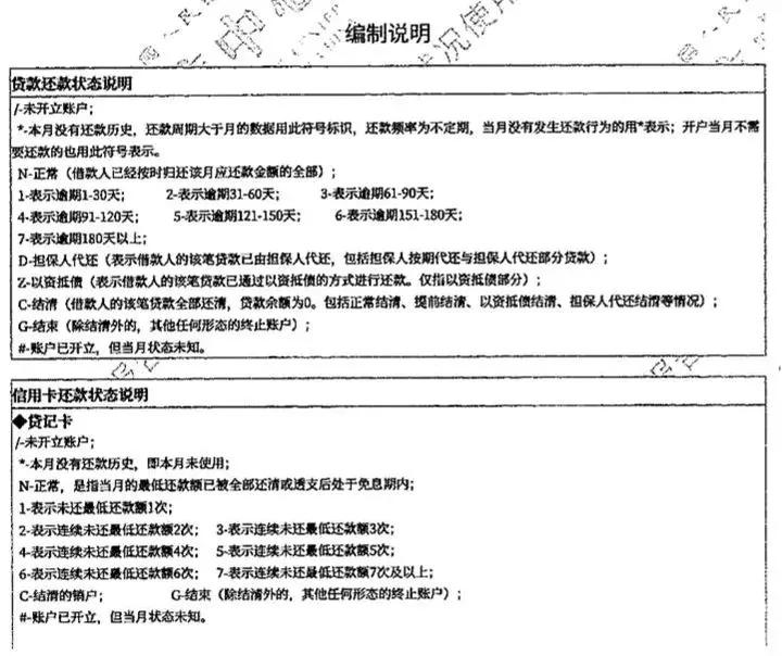 个人征信报告详细解读,电子版个人征信报告解读