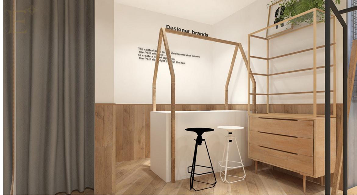 2021最流行服装店铺装修,女装服装批发店铺装修