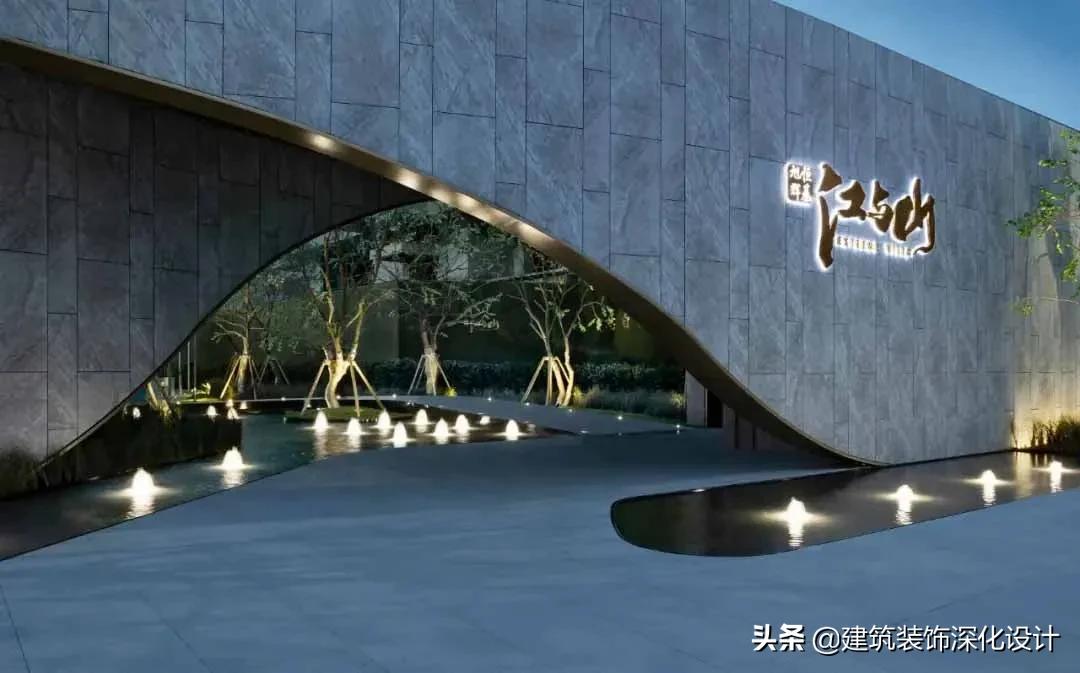 景观设计不建模光出效果图,景观大门不横跨公路效果图