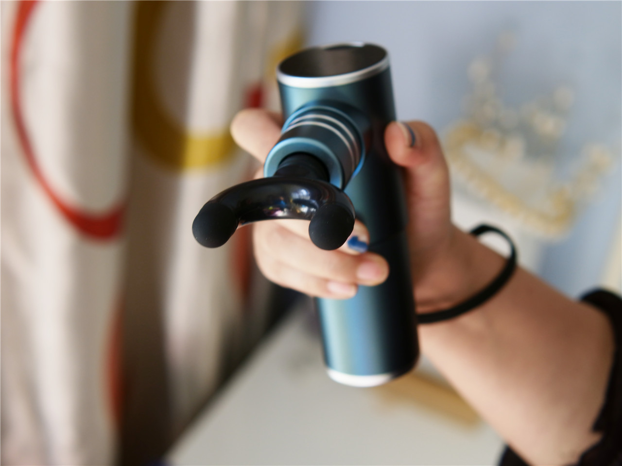 菠萝君筋膜枪miniv2测评,AI模式