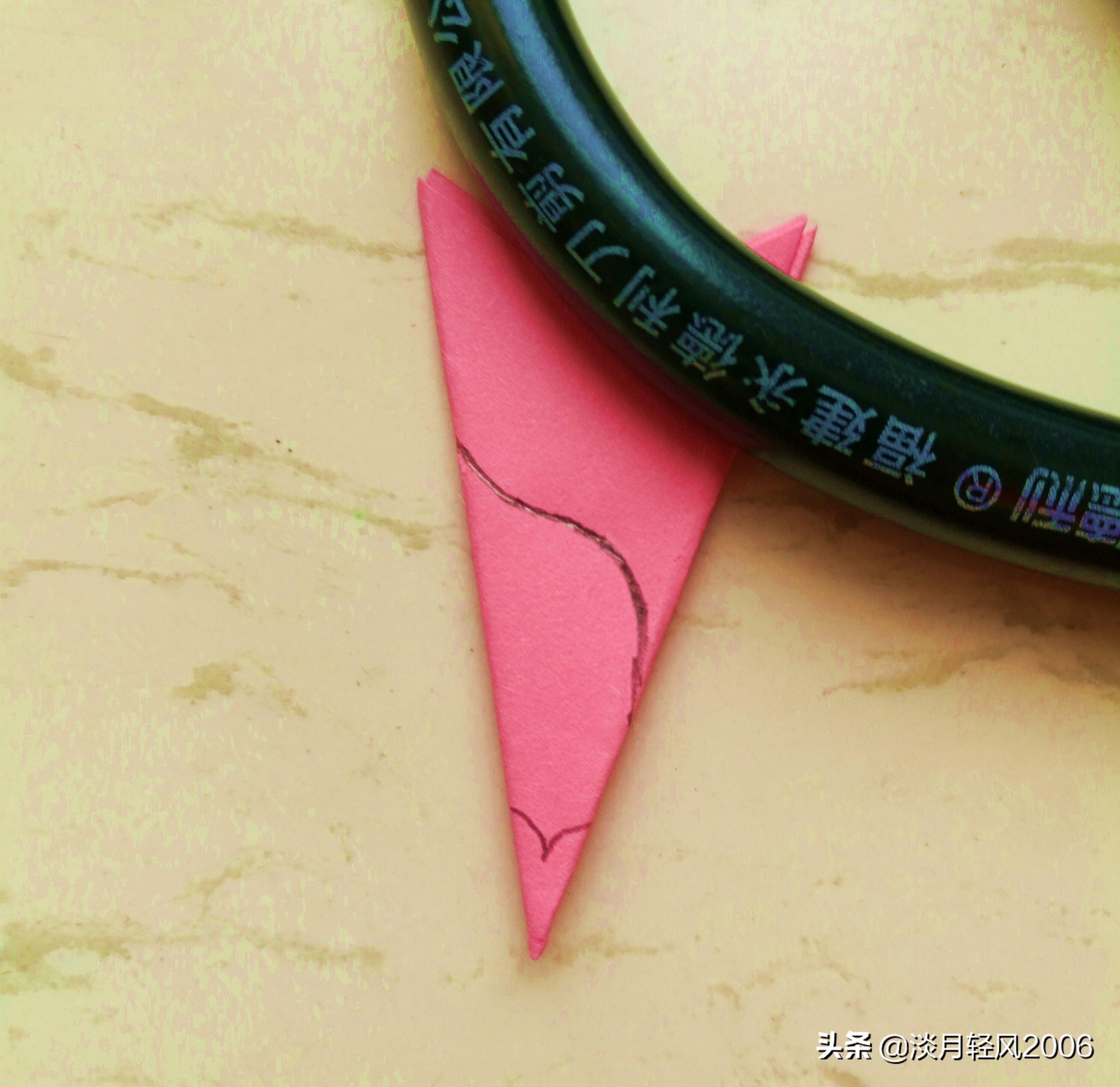 最简单剪纸手工花教程,手工剪纸花教程简单又漂亮