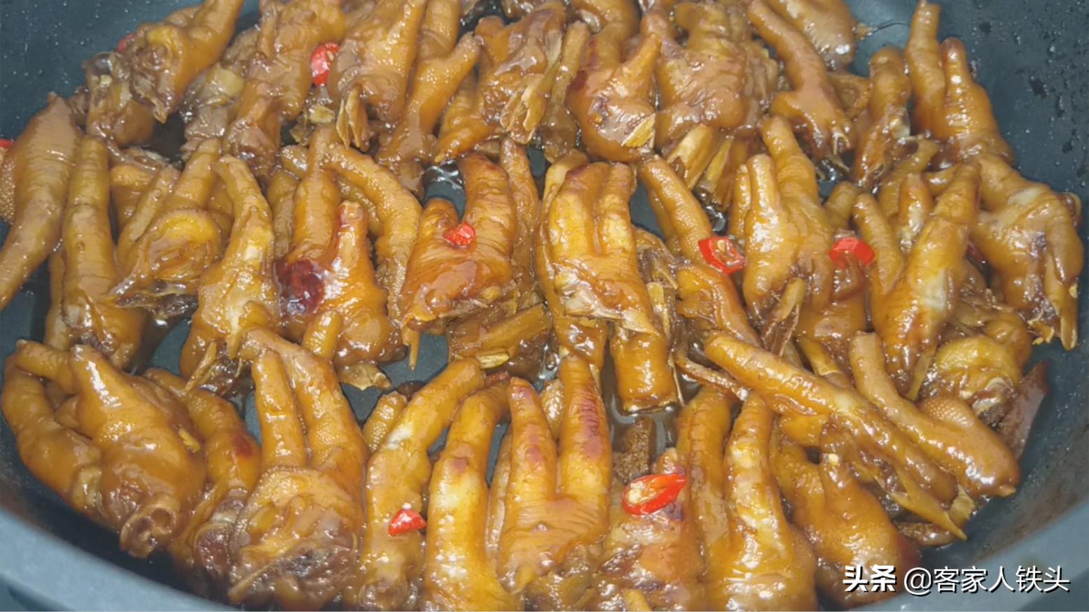 惠州客家鸡爪做法窍门,客家风味无骨蒜蓉鸡爪