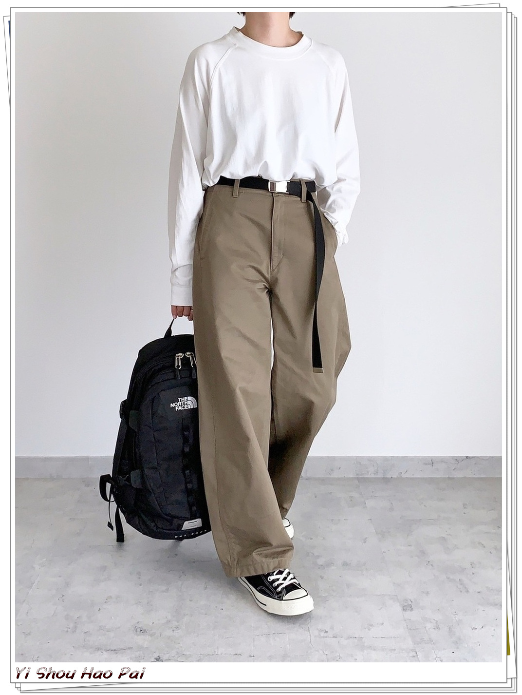 休闲帆布印花腰带怎么搭配,腰带也可以这样搭哦