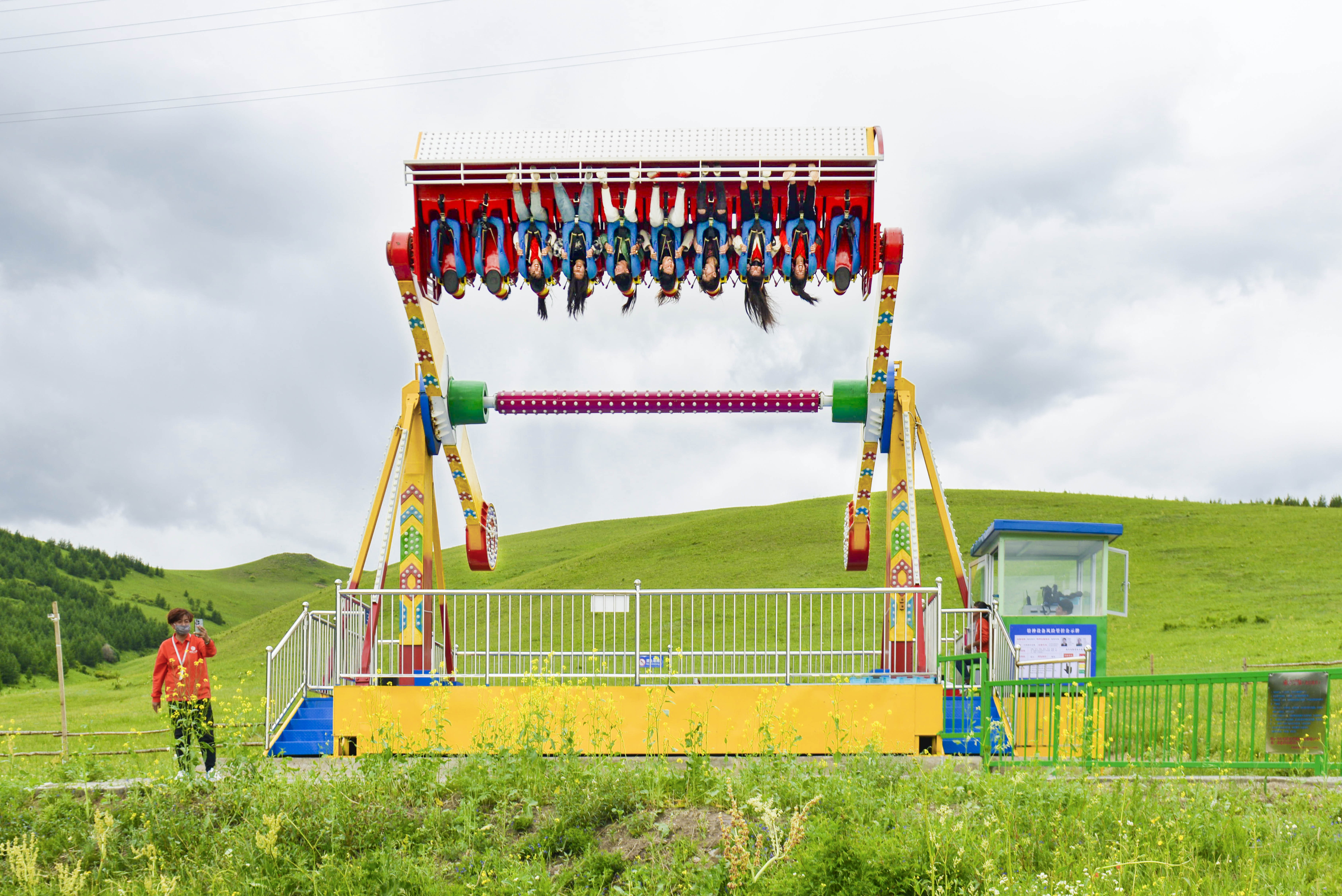 京北第一天路千松坝森林公园,京北第一草原景区和千松坝