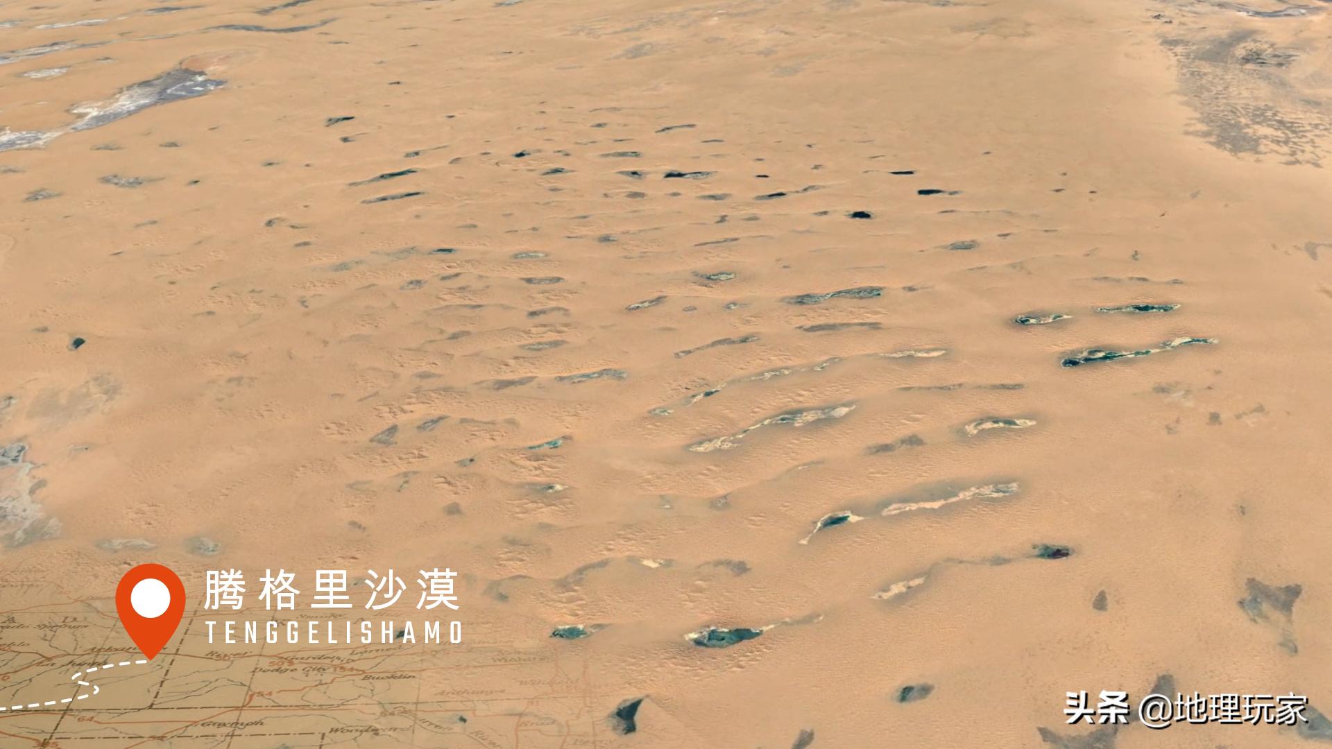 腾格里沙漠湖泊众多的原因,腾格里沙漠是自然形成还是人为