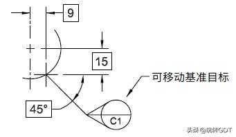 机械图纸里基准目标符号,机械图纸基准字母解析