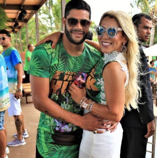 胡尔克和女友巴西度假,胡尔克与女友