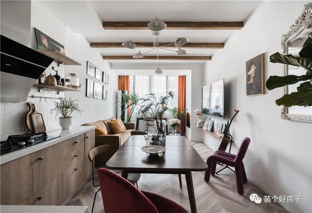 45㎡上海老公房,变鸡肋为宝藏,她家是小户型家装典范