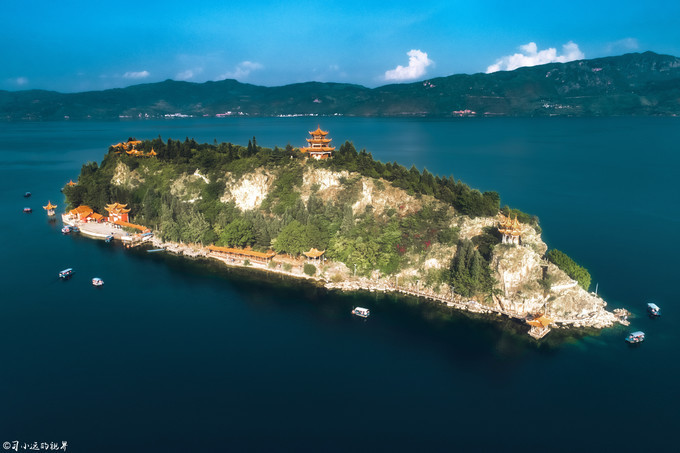 2001年抚仙湖水下古城真实视频,罕见的湖泊风光摄影