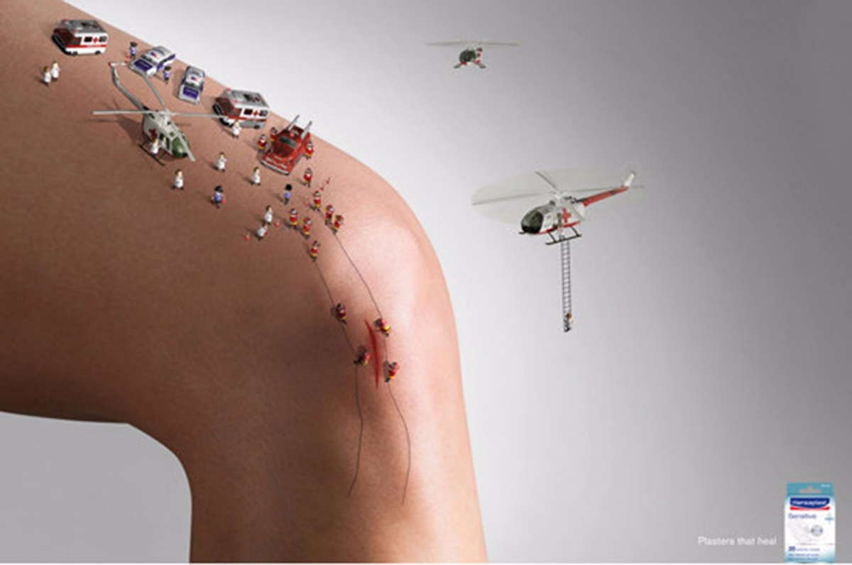 简单的广告创意设计图片,经典平面广告设计作品赏析