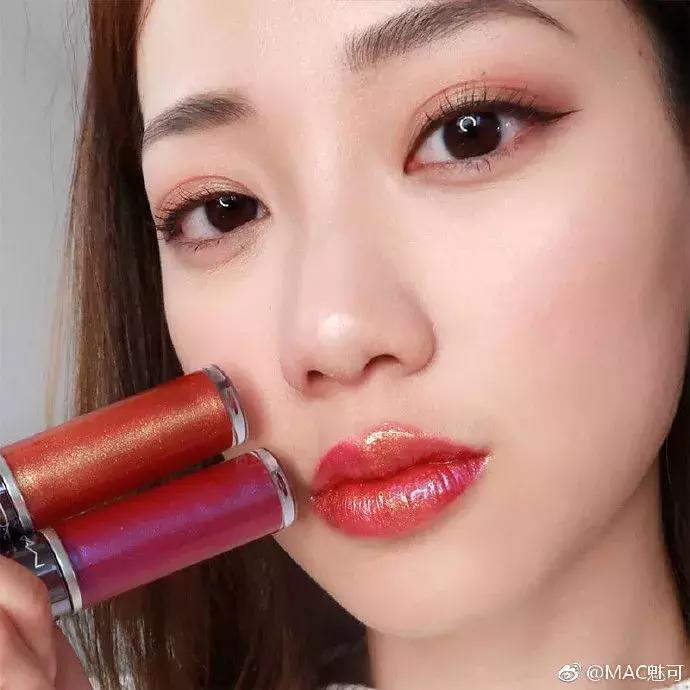 mac全新雾面口红,mac唇釉dancewithme试色