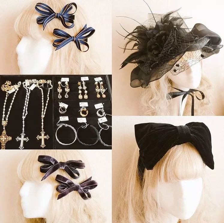 复古洛丽塔洋装,天价洛丽塔自拍