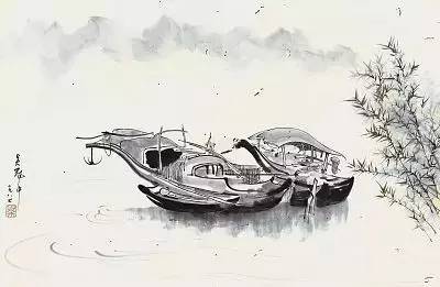 吴冠中竹子图,吴冠中画的竹子