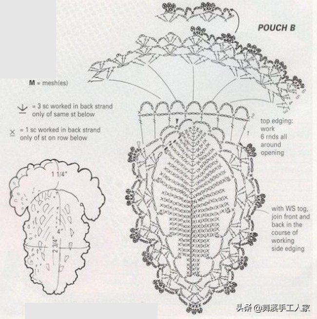 包包钩织教程最简单初学者,钩织包包初学者