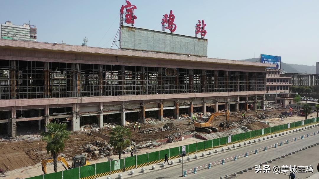 宝鸡火车站改造完成航拍,宝鸡火车站内部改造效果图
