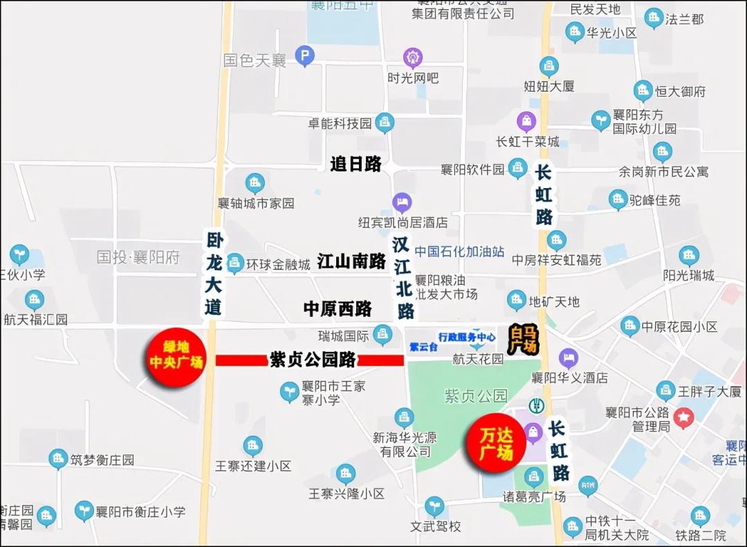 好消息！襄阳紫贞公园路5月中旬完工！绿地终于可以直通万达了