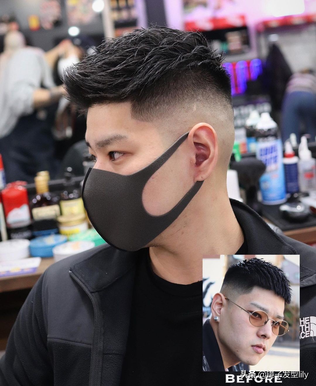 男生自己推两侧头发成寸头,新手剪男发怎么剪层次