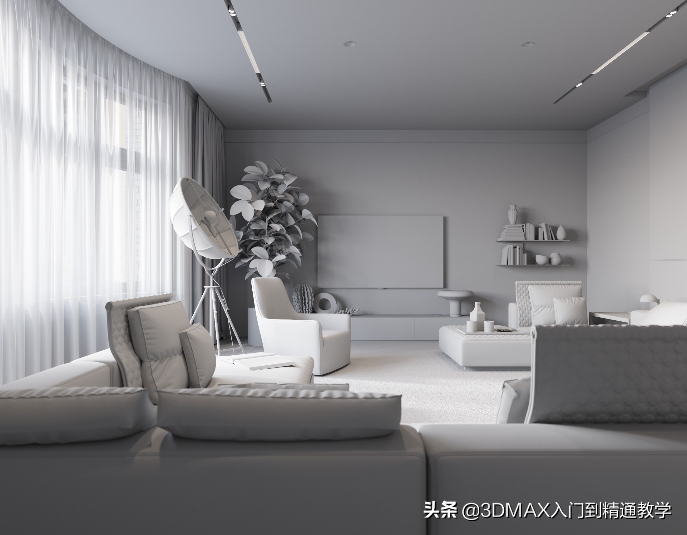 那些好看的效果图是怎么做的,耗时56小时才完成作品