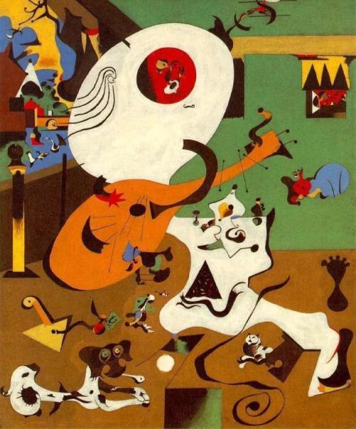 胡安·米罗的画为什么叫做儿童画,胡安米罗作品与儿童绘画的相同点