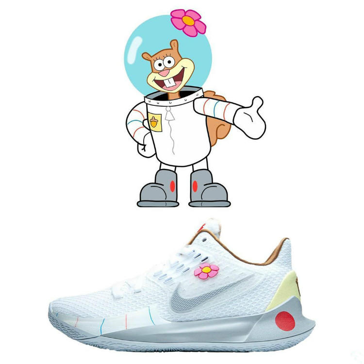 kyrie5海绵宝宝细节,kyrie5新配色海绵宝宝