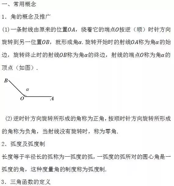 高中生必看！高中数学,文/理公式大汇总，附核心考点89条