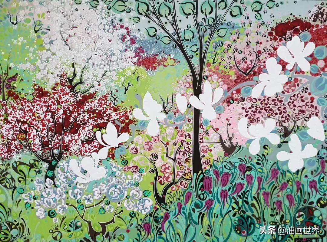 美丽和谐的色彩,丰富的图案,令人回味