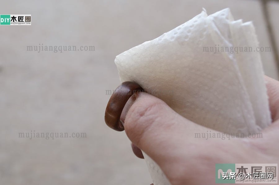 自制檀木戒指,木头雕刻戒指手工工具