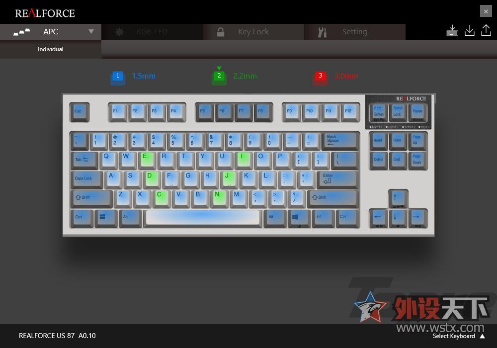 realforce燃风灰红,realforce燃风键盘