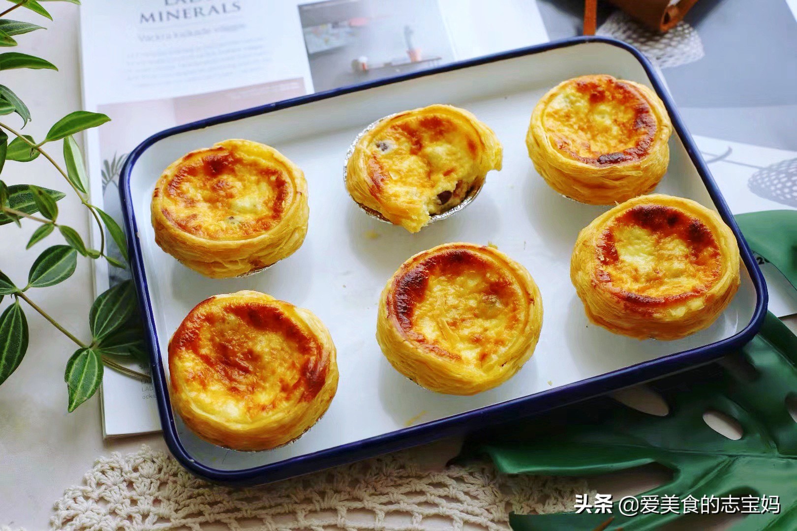 自制酸奶蛋挞味道好极了,在家就能做的简单酸奶蛋挞