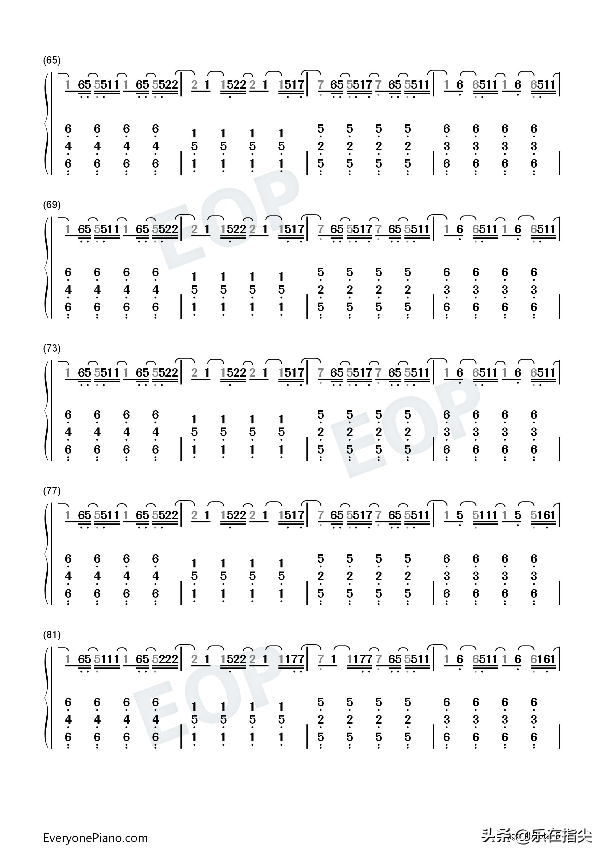 theblessing简谱和弦,基督钢琴谱