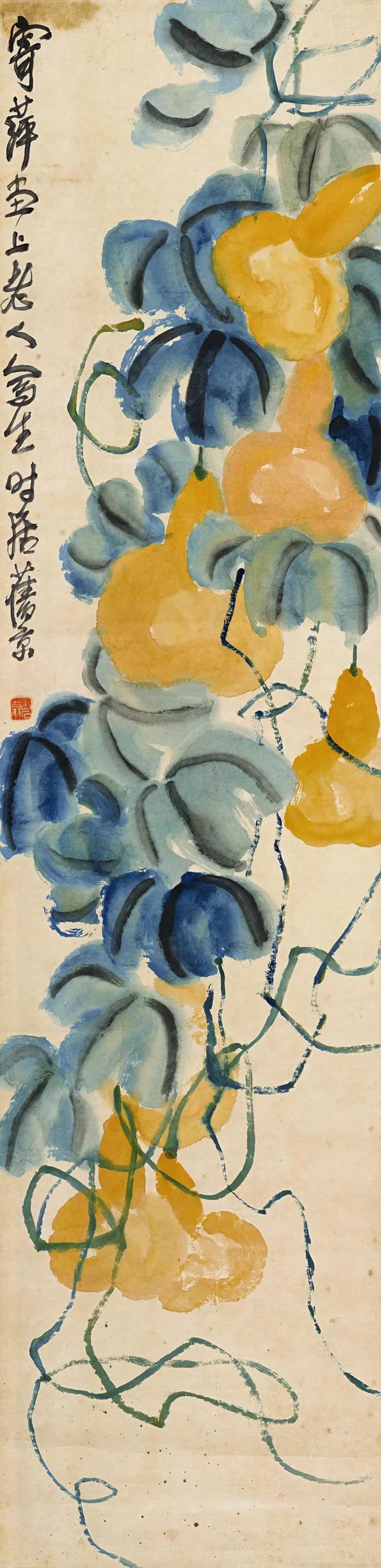 齐白石葫芦精品图片,齐白石画葫芦作品欣赏