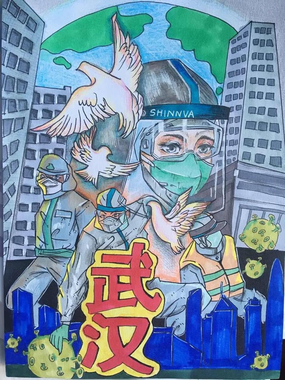 非遗传承人以艺抗疫致敬医护,以艺战疫剪纸致敬最美逆行者