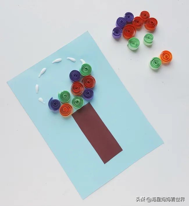 植树节种树简单又漂亮,关于植树节制作大树的图片