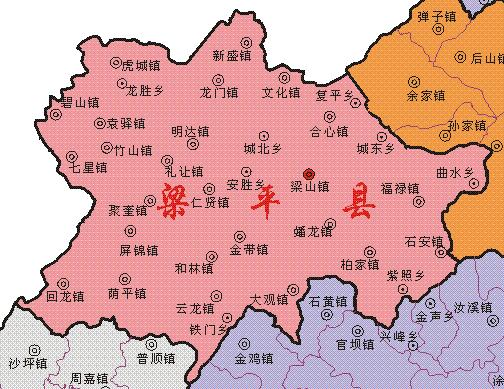 重庆梁平变化,重庆市梁平县城